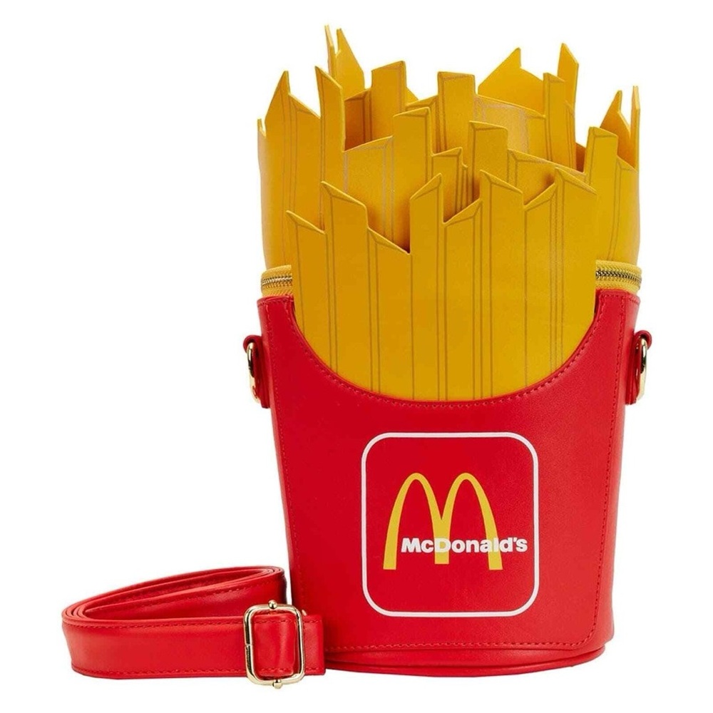 Loungefly McDonald's French fries fry faux leather bag